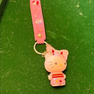 Hello Kitty Pink and White Keychain Accessory